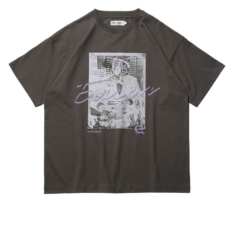 Evisen Time Will Tell T-Shirt - Charcoal