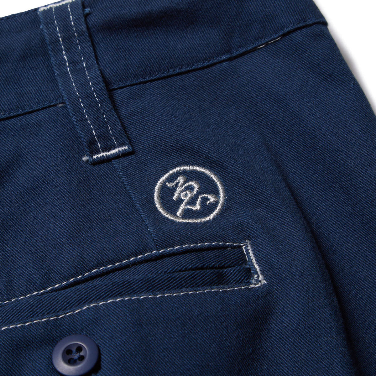 Evisen Bohemian Cotton Pants - Navy image 4