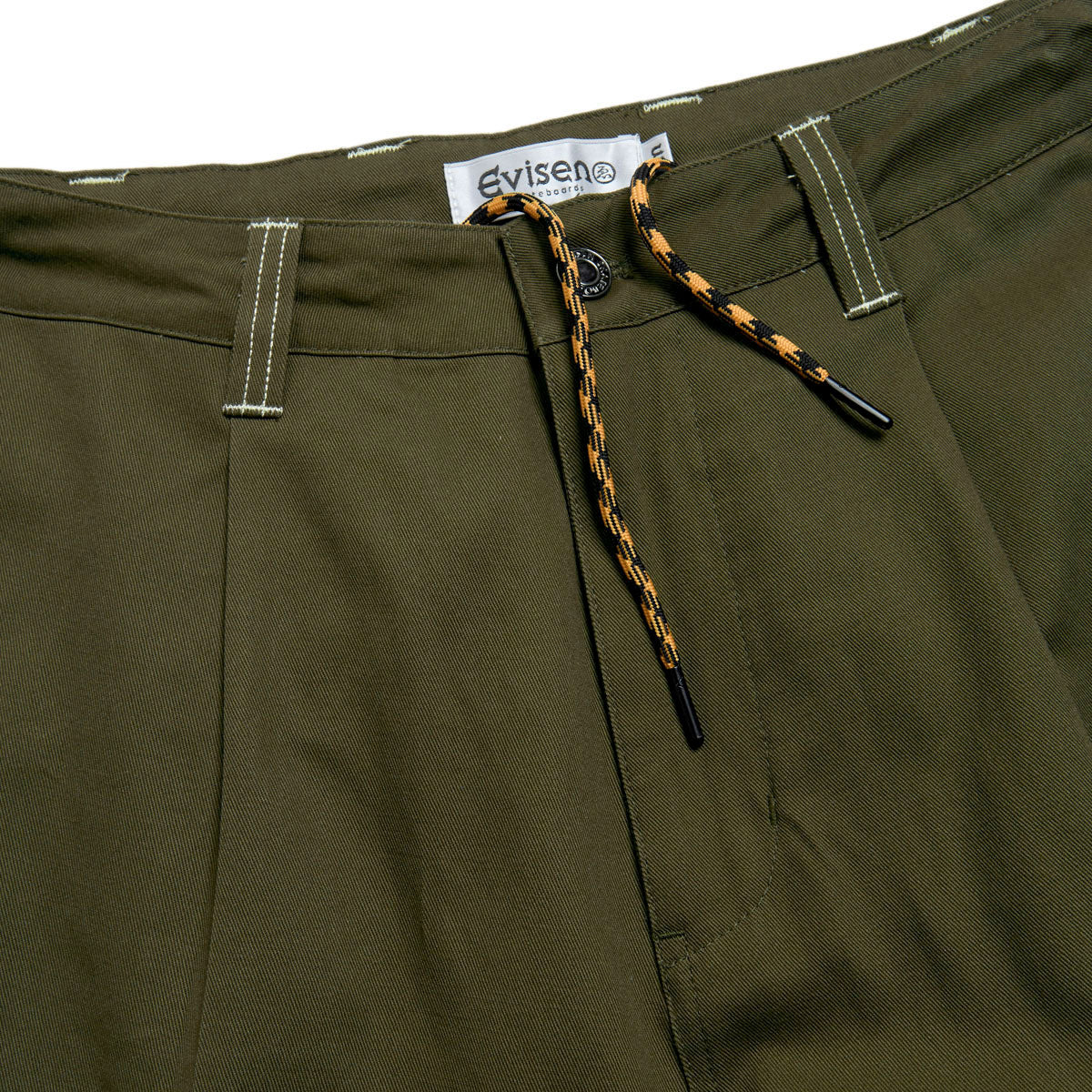 Evisen Bohemian Cotton Pants - Khaki image 3