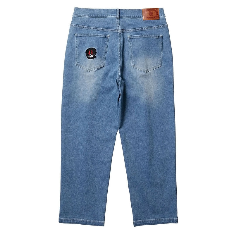 Evisen Eye Fire Jeans - Blue