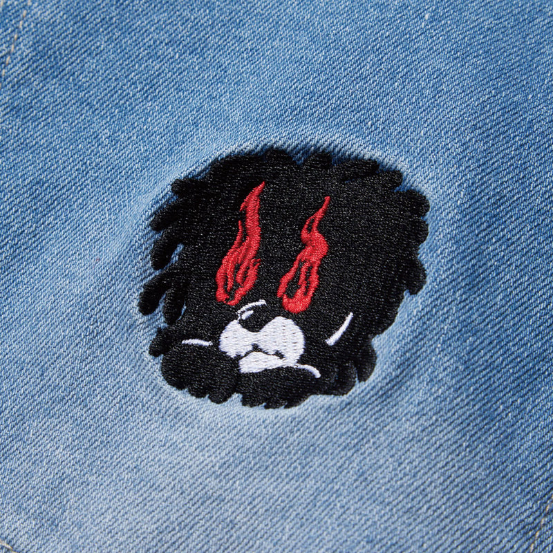 Evisen Eye Fire Jeans - Blue