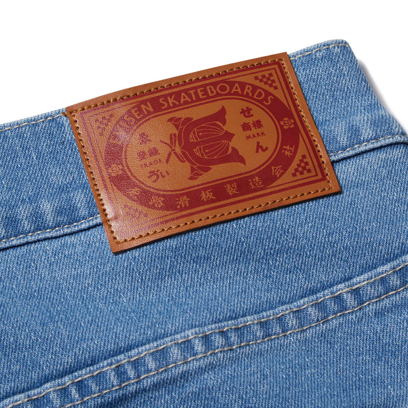Evisen Eye Fire Jeans - Blue