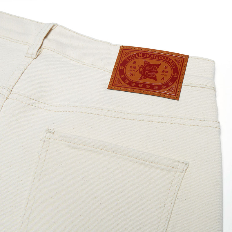 Evisen Eye Fire Jeans - Ecru