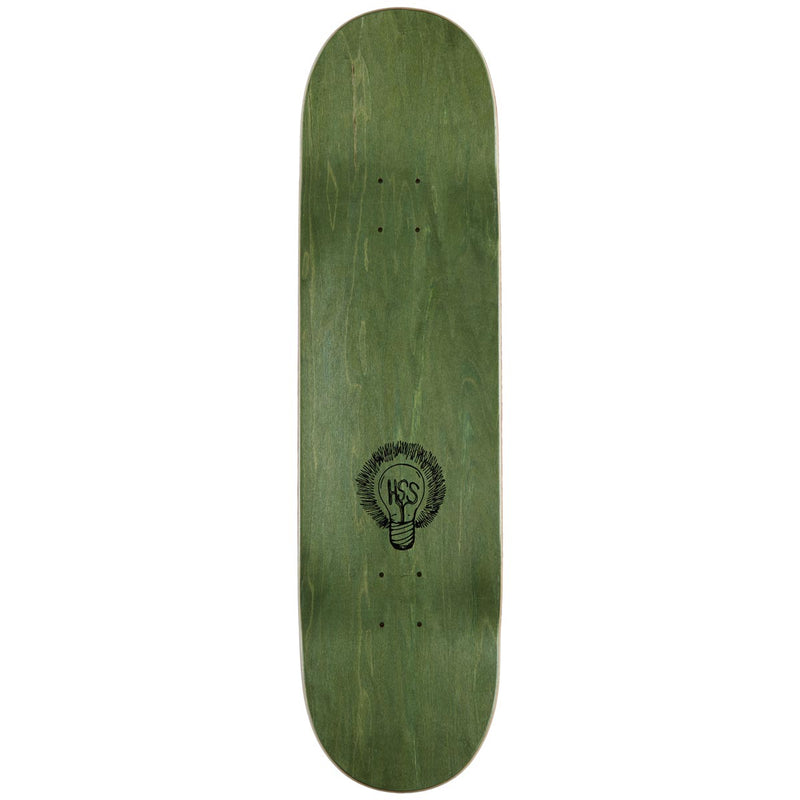 HSS Glow Mold Skateboard Complete - White/Multi - 8.75
