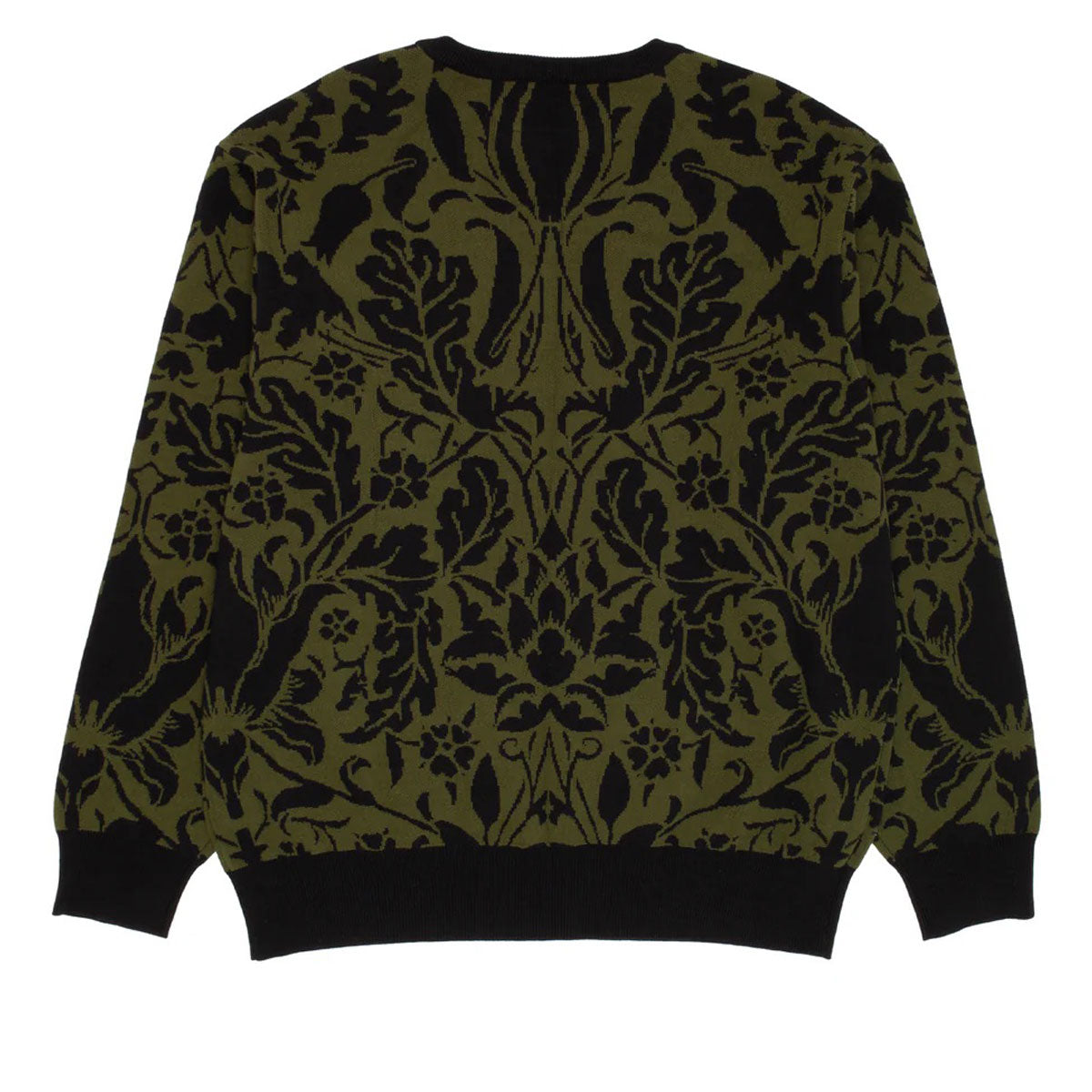 GX1000 Jacquard Knit Floral Sweatshirt - Black image 2