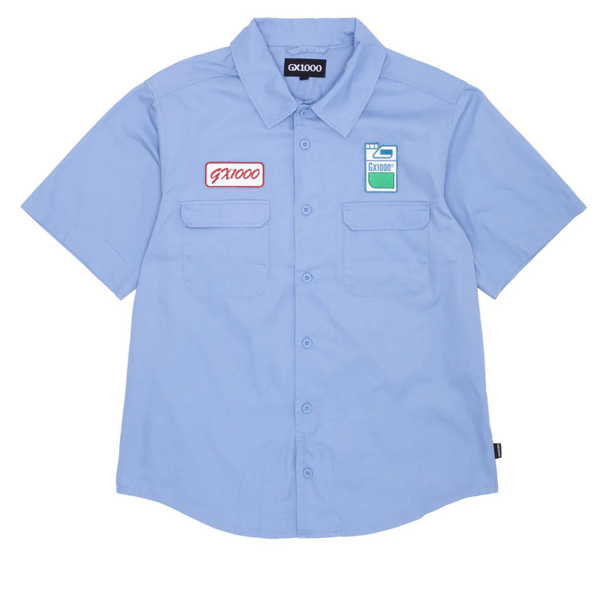 GX1000 Fertilizer Button Down Shirt - Light Blue image 1