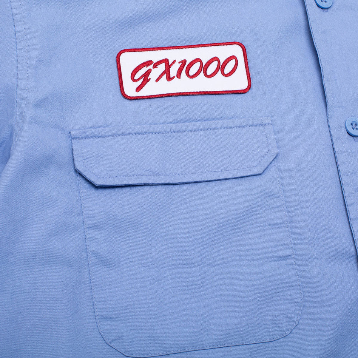 GX1000 Fertilizer Button Down Shirt - Light Blue image 3