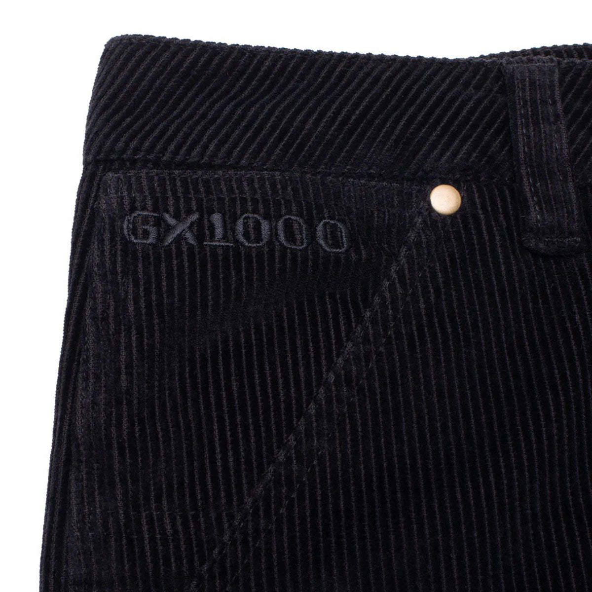 GX1000 Double Knee Corduroy Shorts - Black image 3