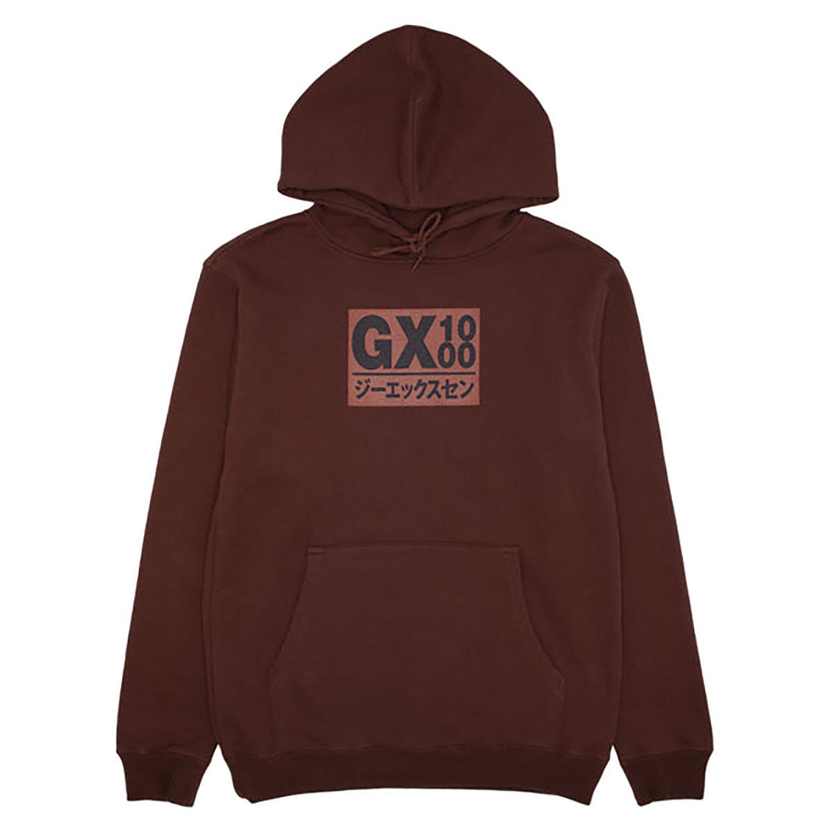 GX1000 Japan Hoodie - Brown/Brown Font image 1