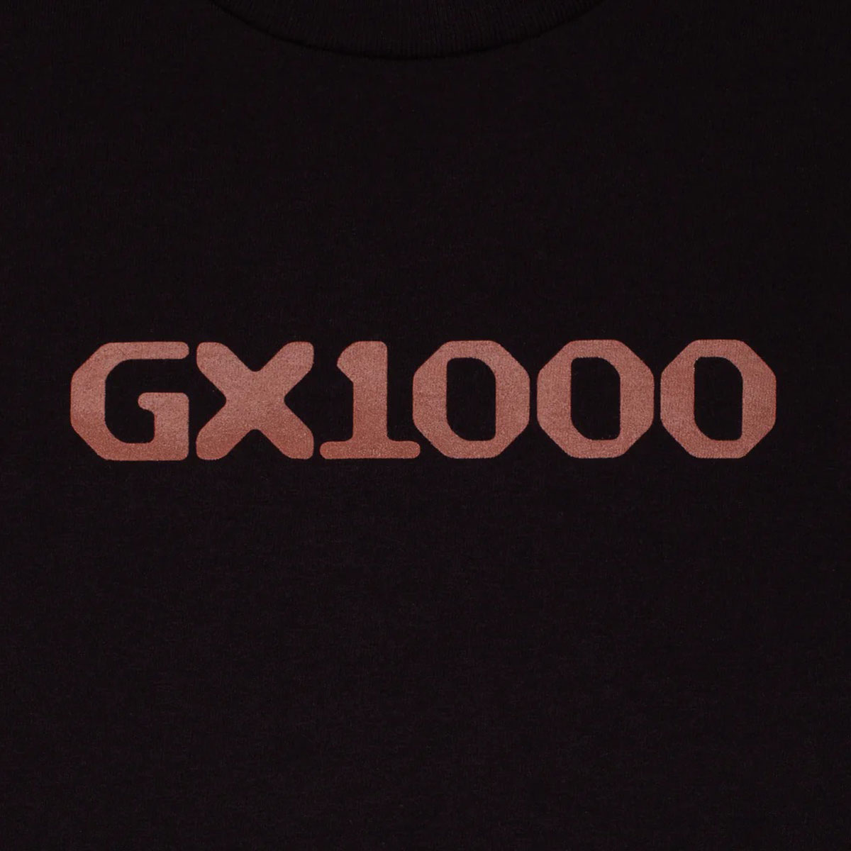 GX1000 OG Logo T-Shirt - Black/Brown Font image 2