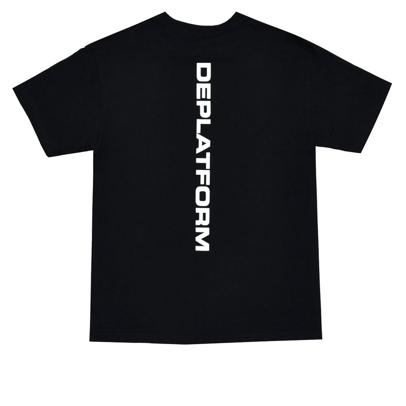 Quasi Drop-Out T-Shirt - Black