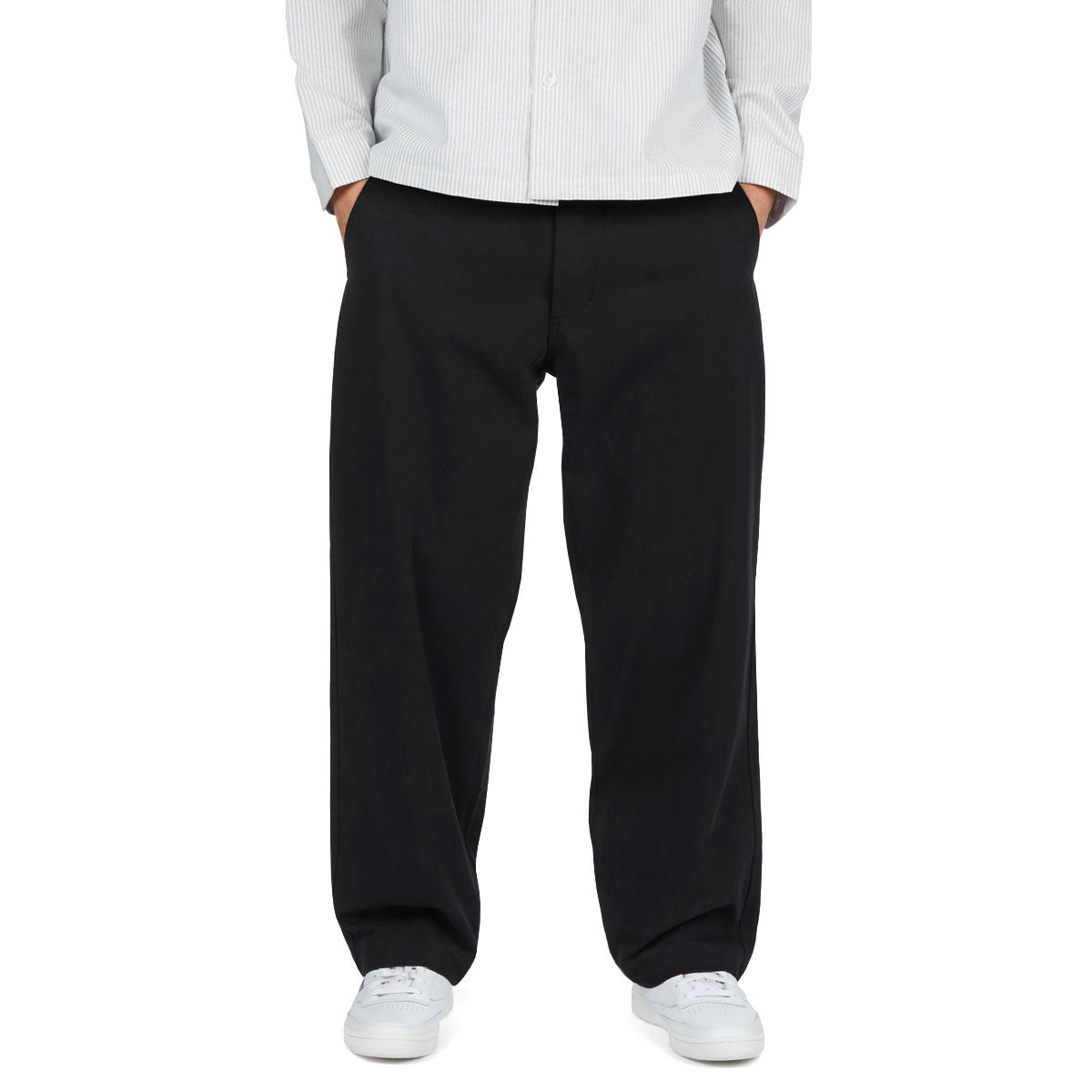 CCS Wide Leg Chino Pants - Black image 1