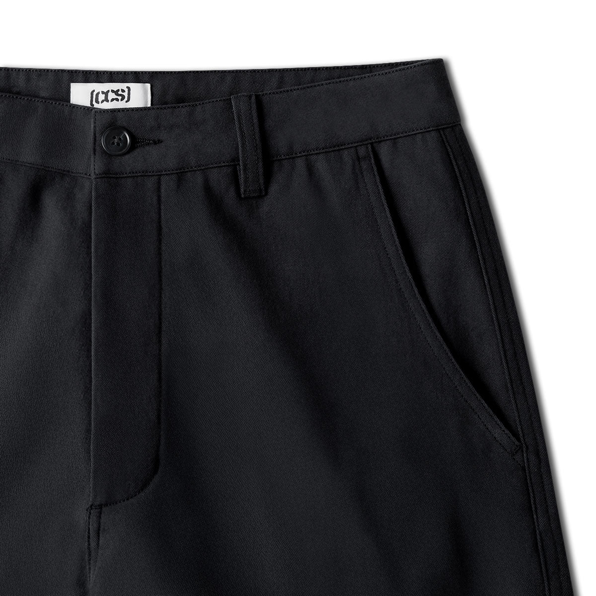 CCS Wide Leg Chino Pants - Black image 7
