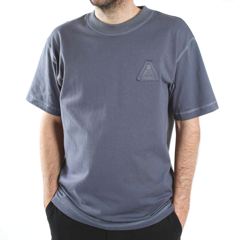 Theories Theoramid Heavyweight Stitch T-Shirt - Dark Slate