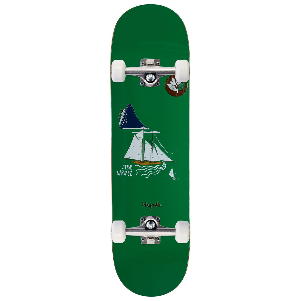 Magenta Jesse Narvaez Nautic Series Skateboard Complete - 8.40