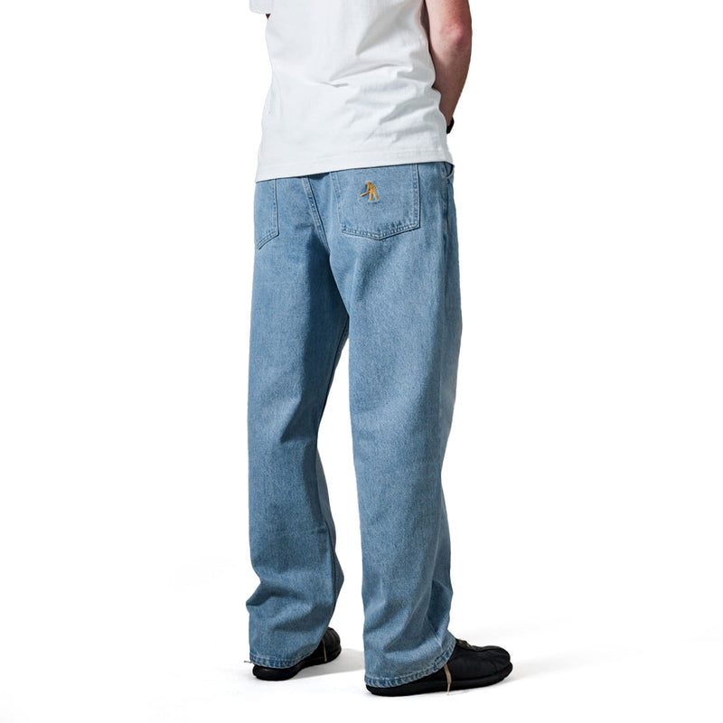 Passport Workers Club Jeans - Faded Wash Light Indigo