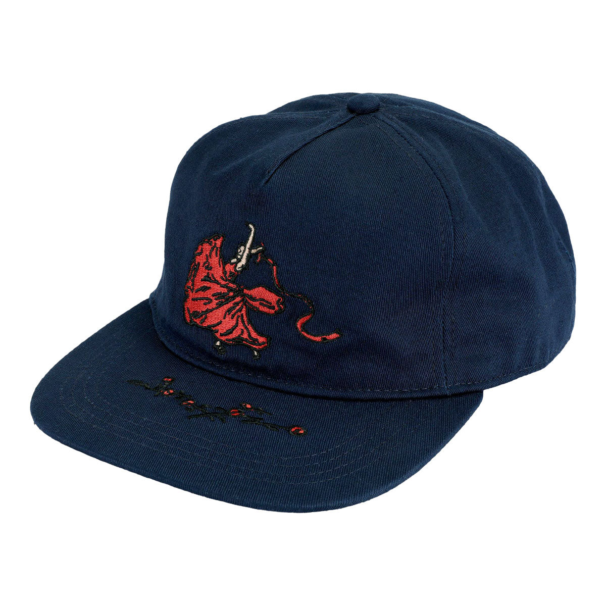 Passport Red Flag Workers Hat - Navy image 1