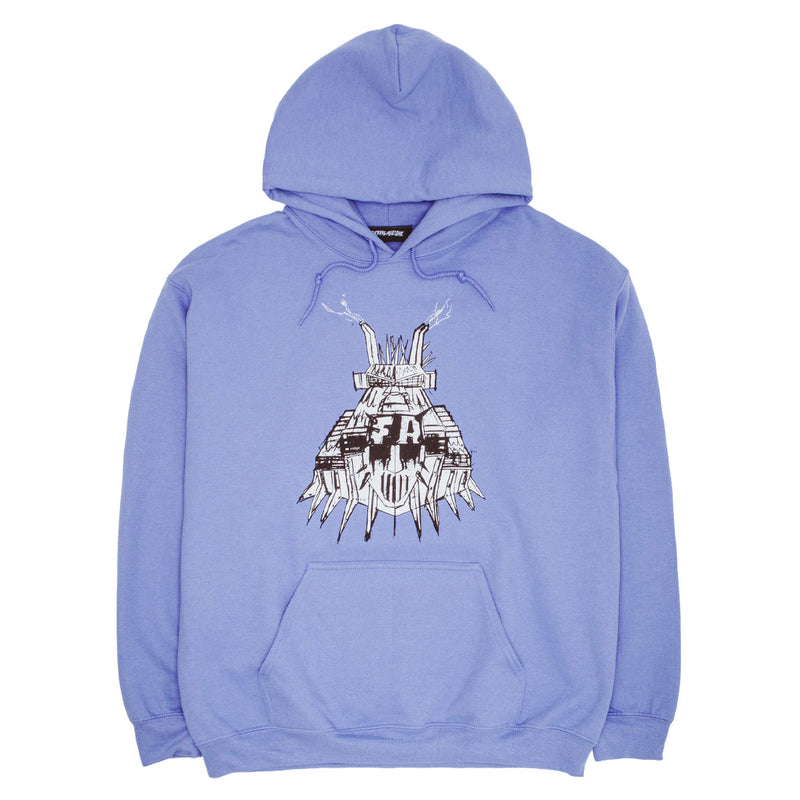 Fucking Awesome 7th Grade Book Cover Hoodie - Violet
