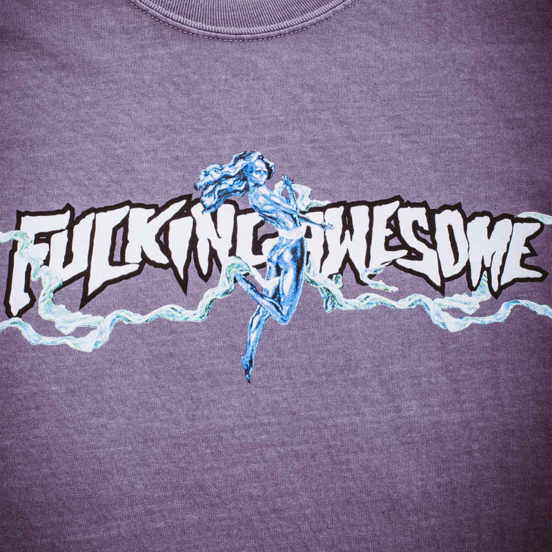 Fucking Awesome Baskin Ribbons T-Shirt - Blackberry