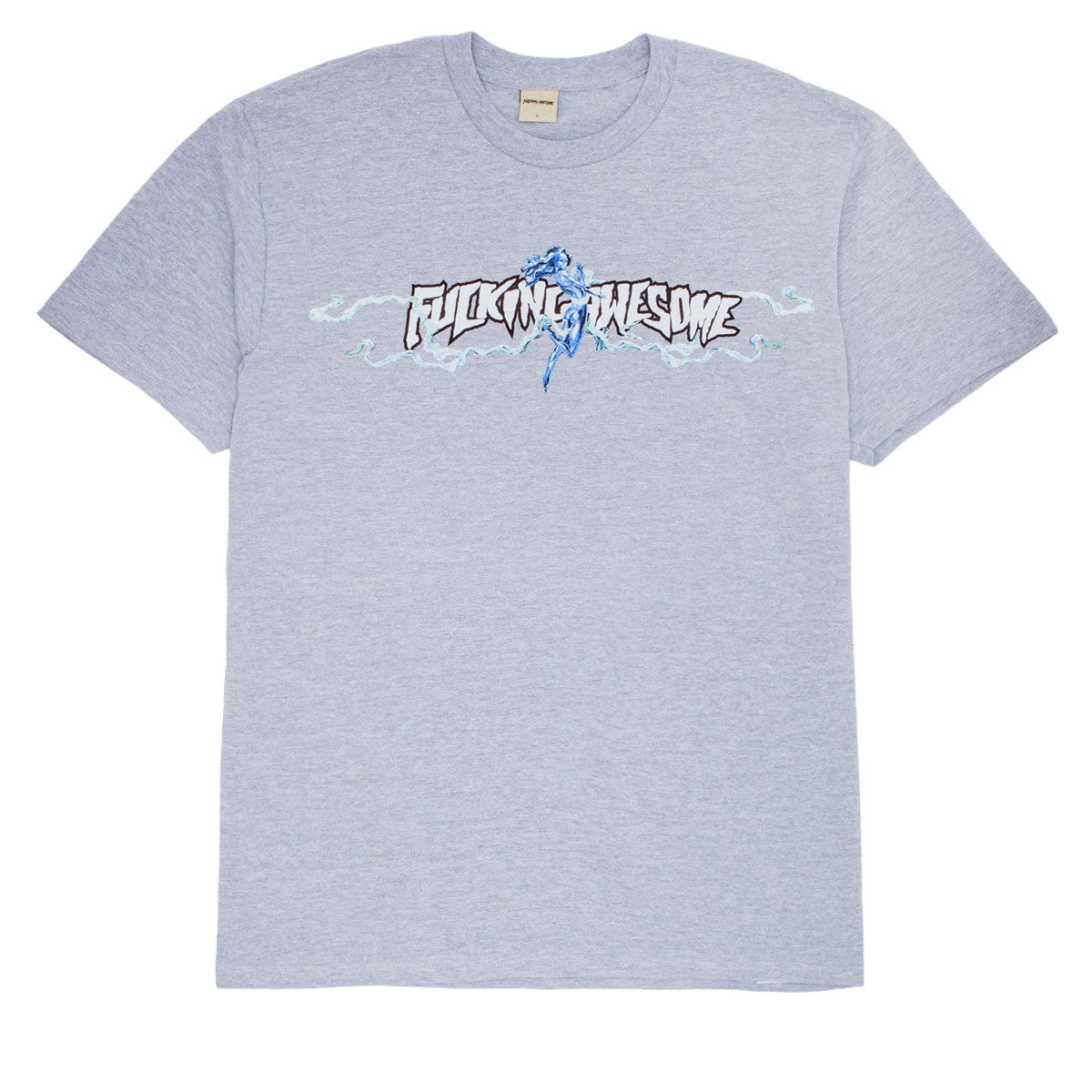 Fucking Awesome Baskin Ribbons T-Shirt - Heather Grey image 1