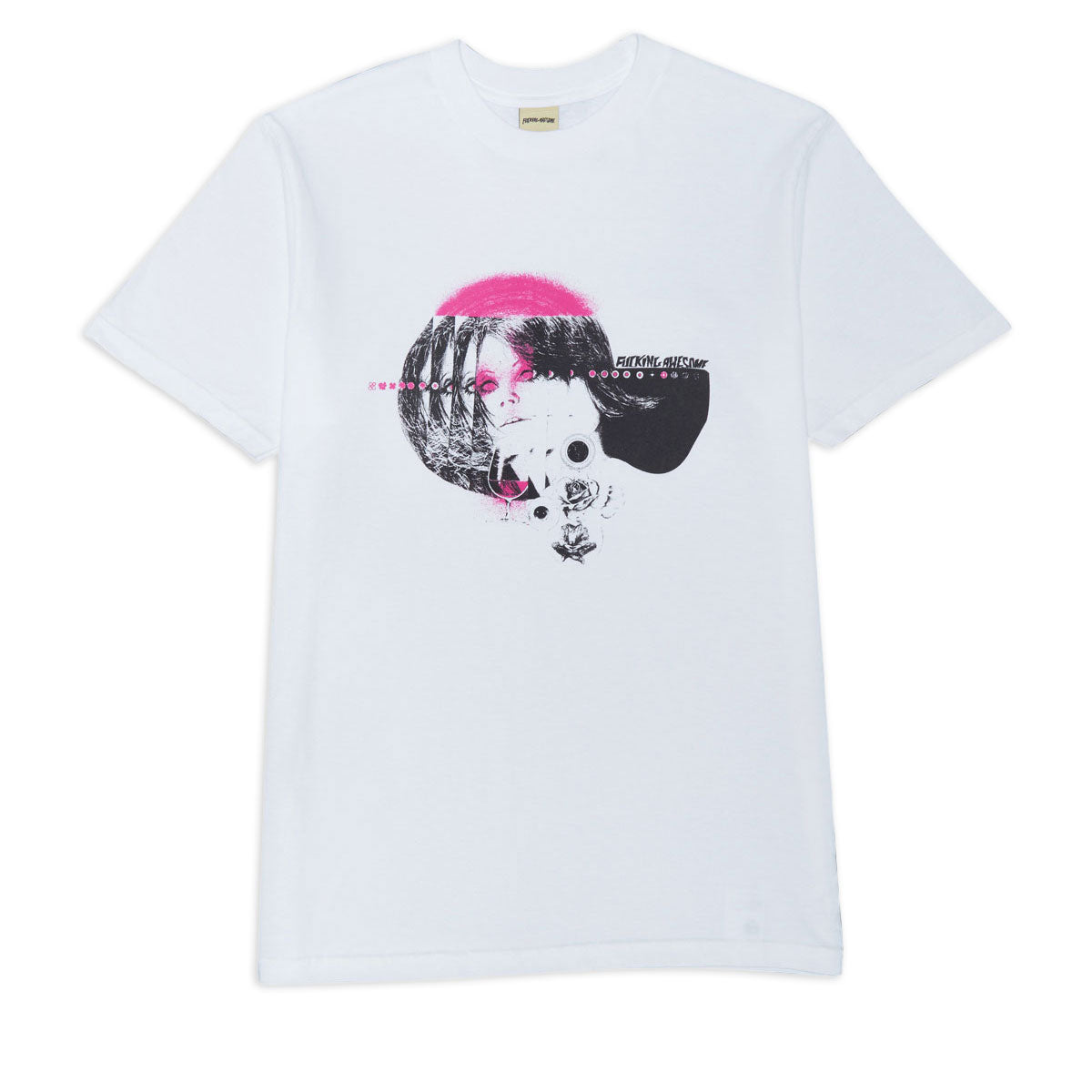 【FUCKING AWESOME】 BRINDA SHORT SLEEVE TEE WHITE Fucking Awesome Brinda T-Shirt - White – CCS
