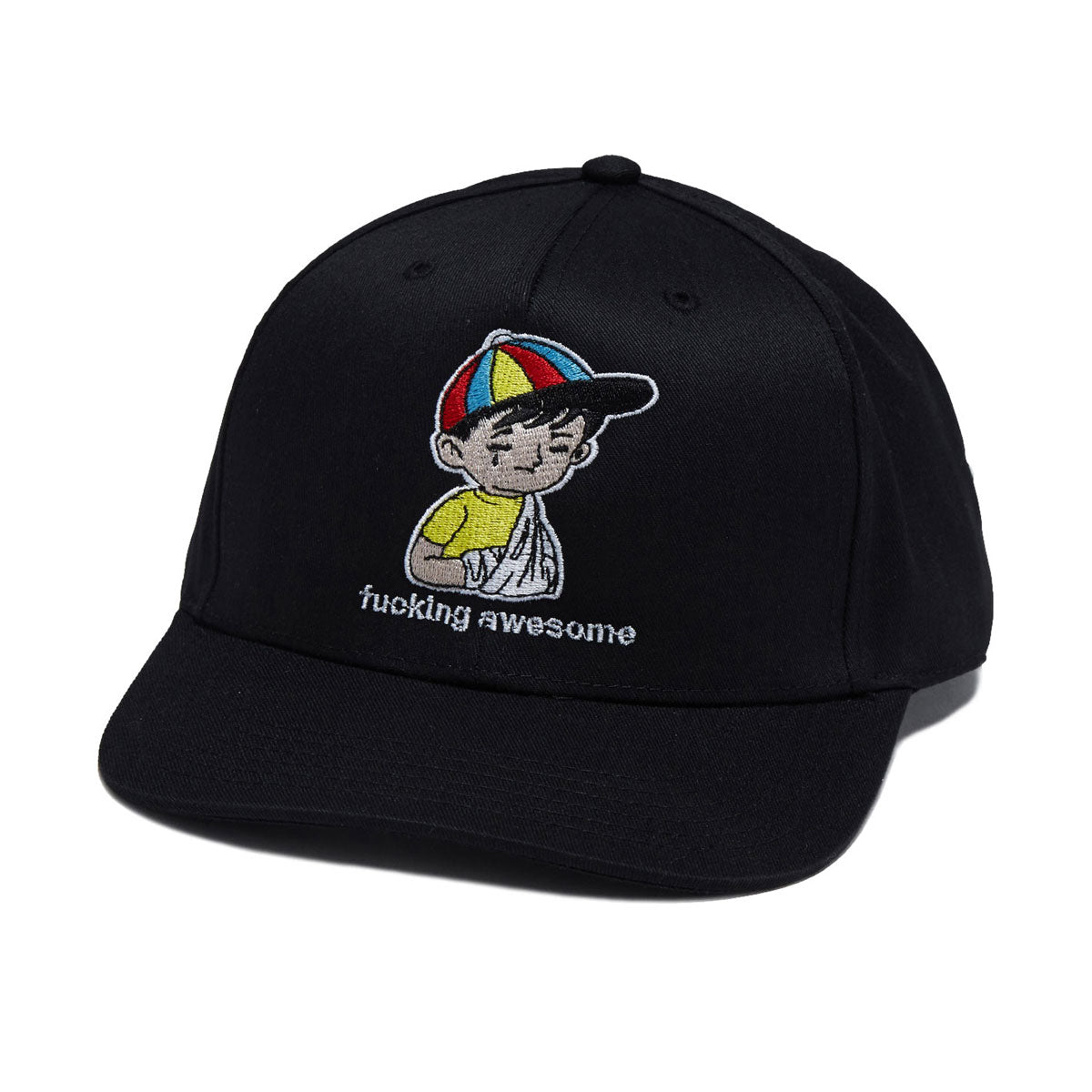 【FUCKING AWESOME】25ss EMBROIDERED WANTO KID HAT Fucking Awesome Embroidered Wanto Kid Hat - Black – CCS