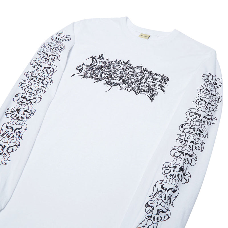 Fucking Awesome Savie Long Sleeve T-Shirt - White