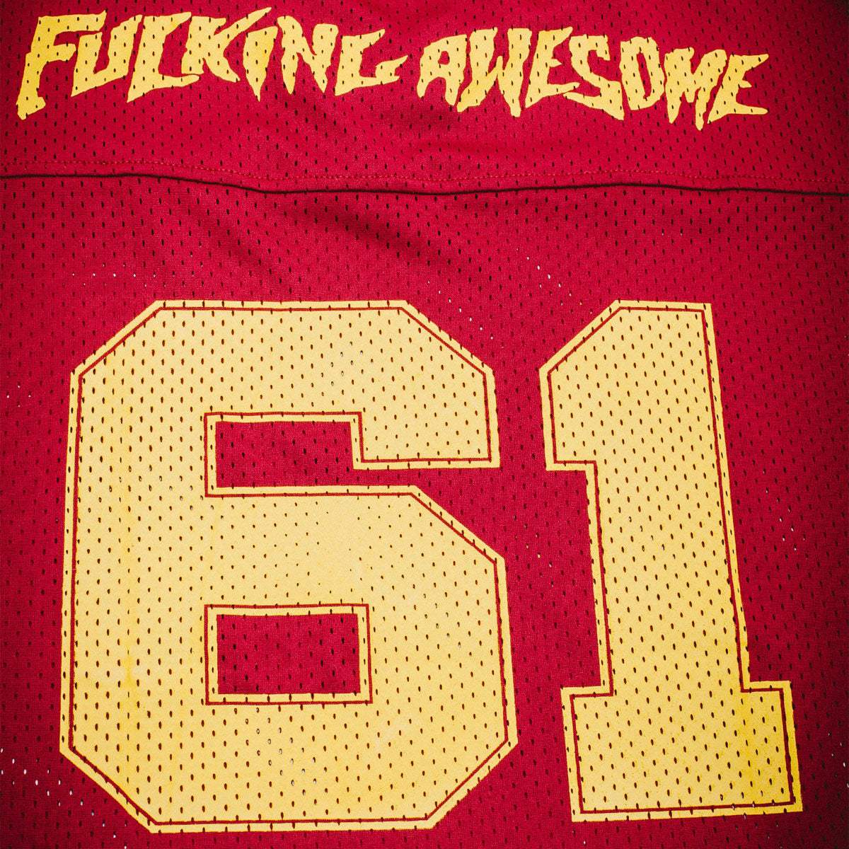 Fucking Awesome Stamp Logo Practice Jersey - Red image 3