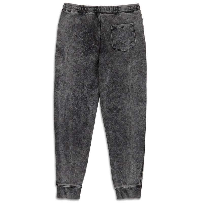 CCS Logo Rubber Patch Sweatpants - Mineral Wash Black