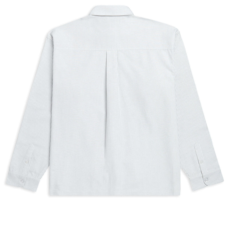 CCS Box Oxford Shirt - Grey Stripe
