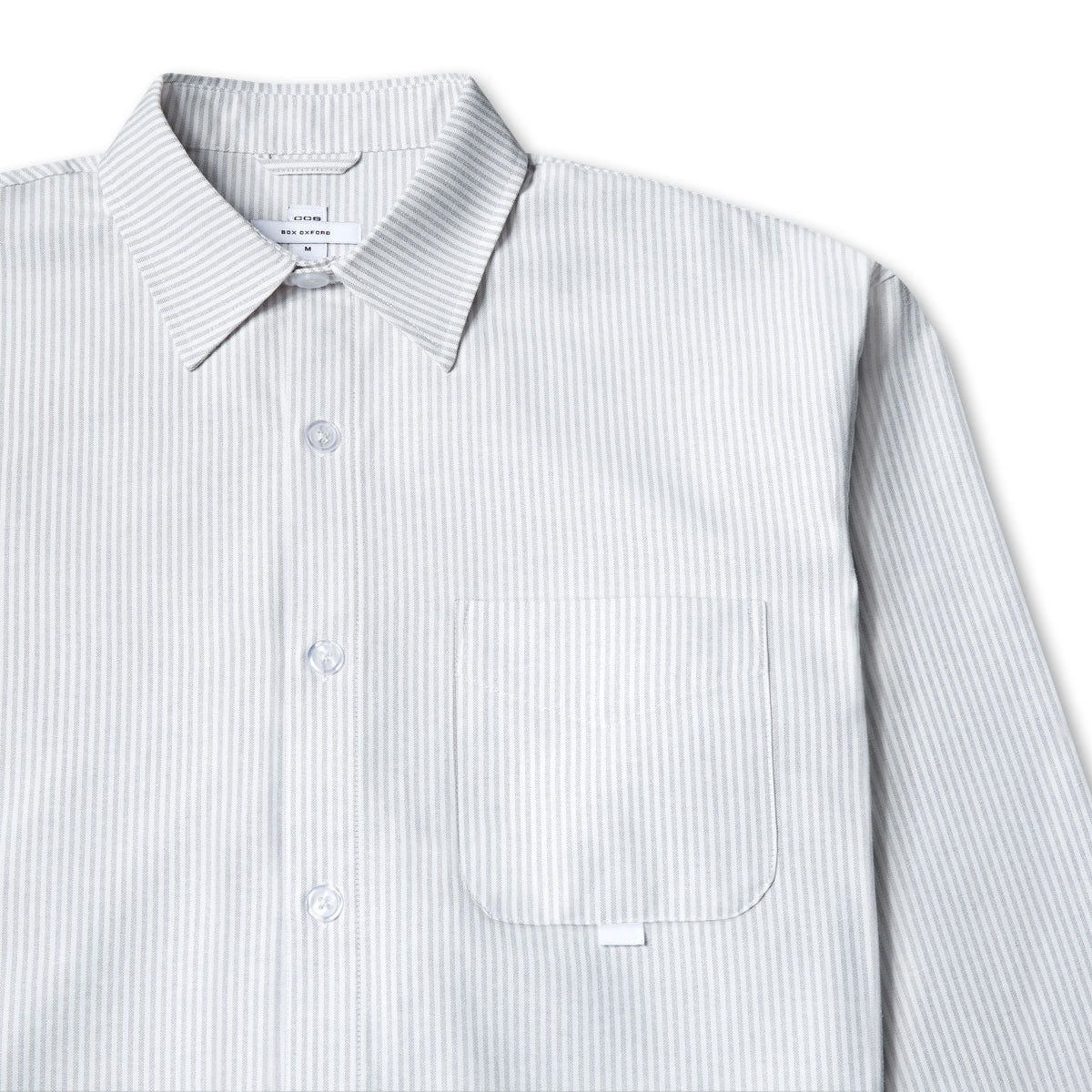CCS Box Oxford Shirt - Grey Stripe image 6