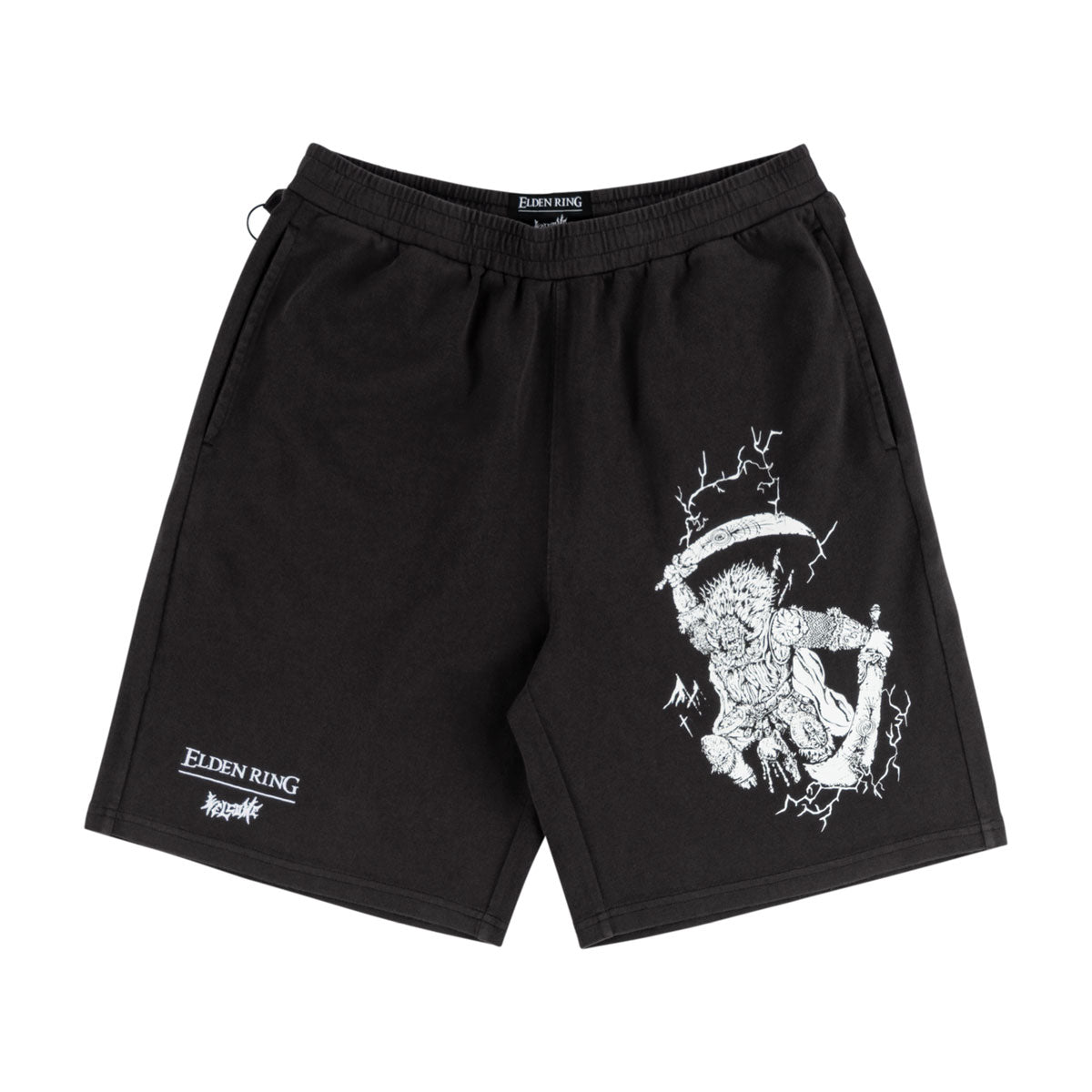 Welcome x Elden Ring Radahn Shorts - Black image 1