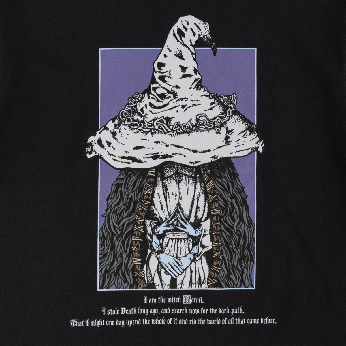 Welcome x Elden Ring Ranni T-Shirt - Black image 3