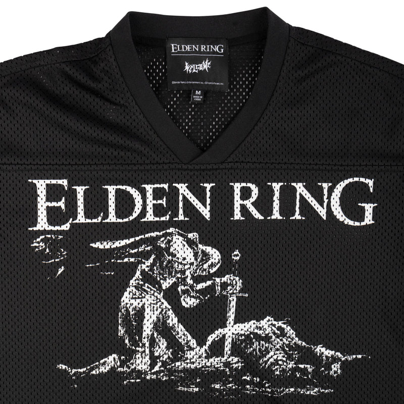 Welcome x Elden Ring Tarnished Mesh Football Jersey - Black