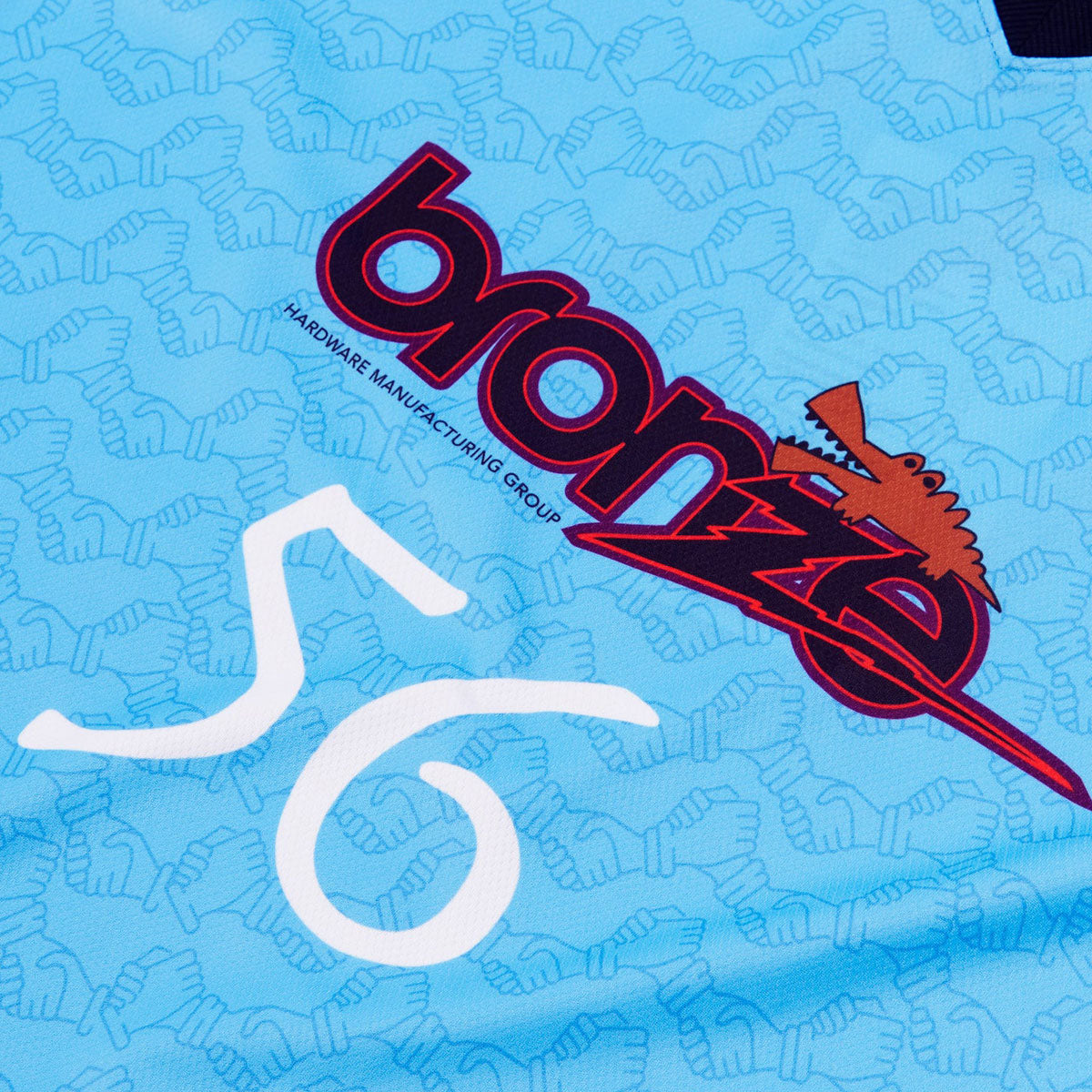 Bronze 56k Trust Soccer Jersey - Sky Blue image 2