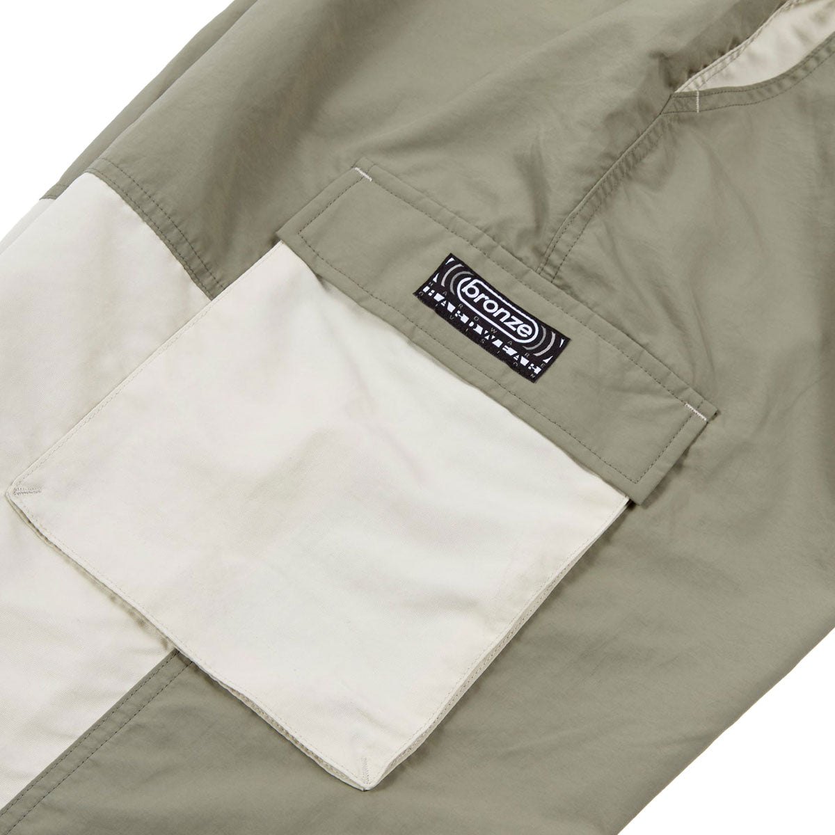 Bronze 56k Mountain Cargo Pants - Stone Olive/Beige image 3
