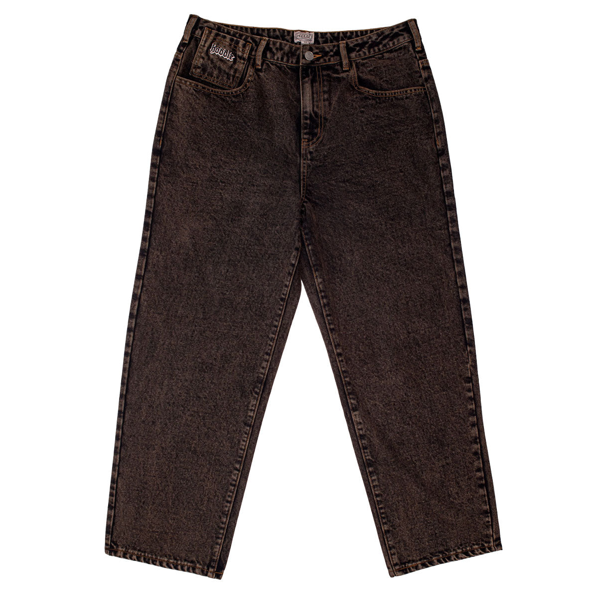 Hoddle Ranger Jeans - Brown Acid Wash image 1