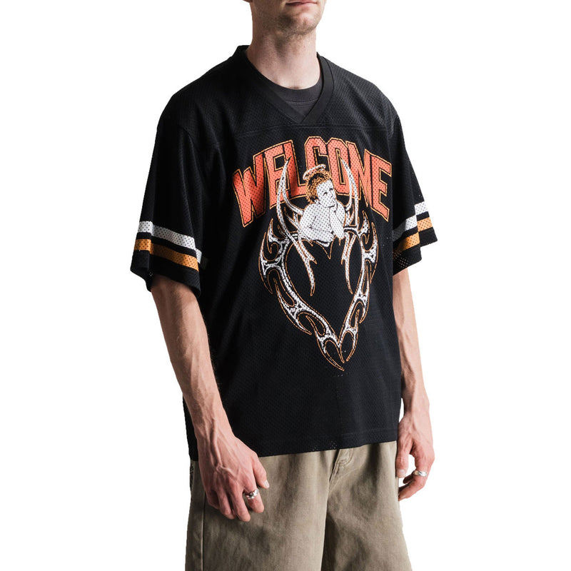 Welcome Cupid Football Jersey - Black