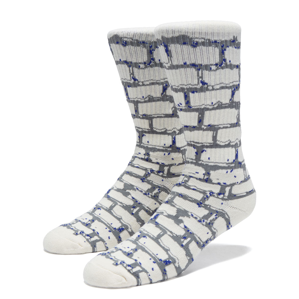 WKND Brick Socks - Cream/Charcoal/Navy image 1