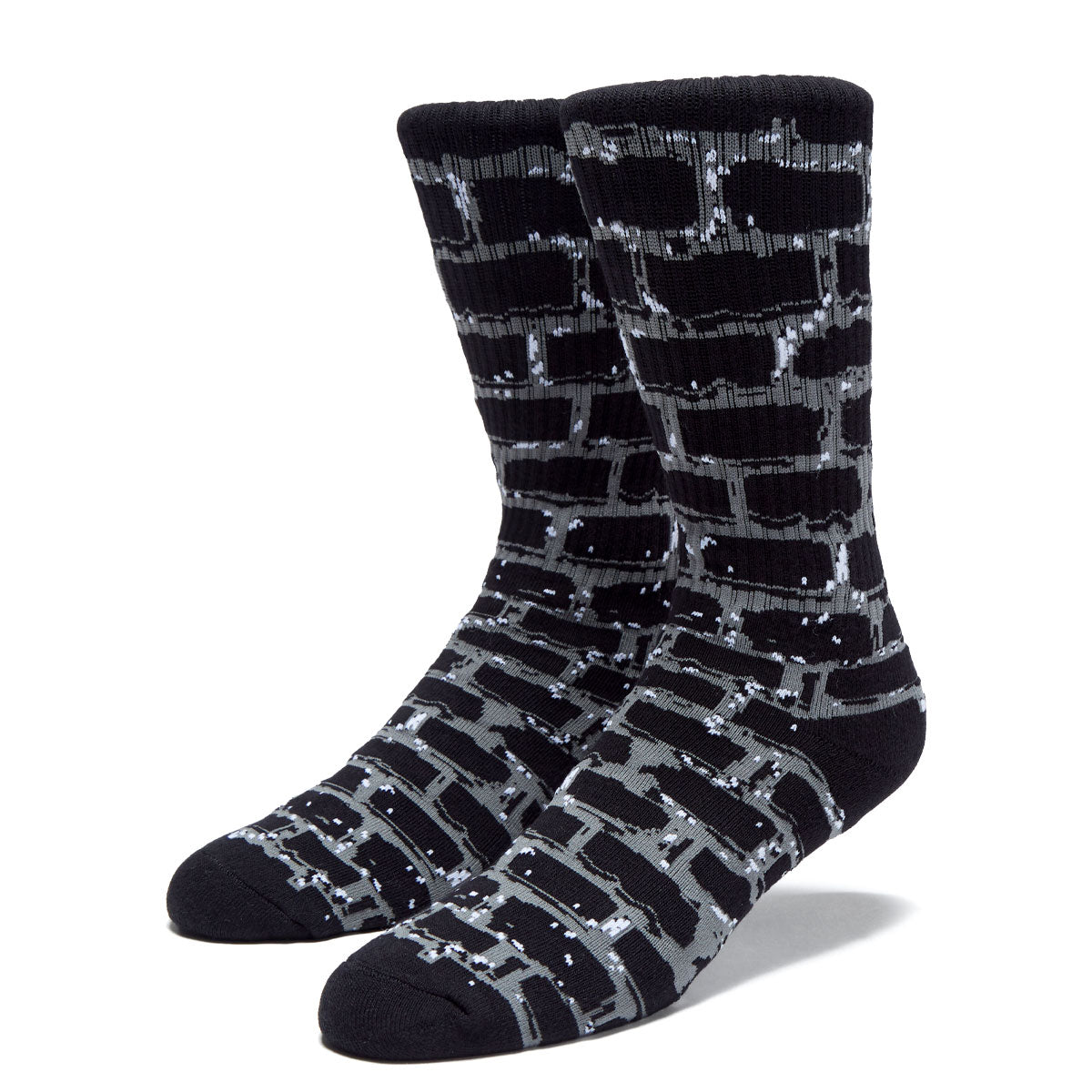 WKND Brick Socks - Black/Charcoal/Light Grey image 1