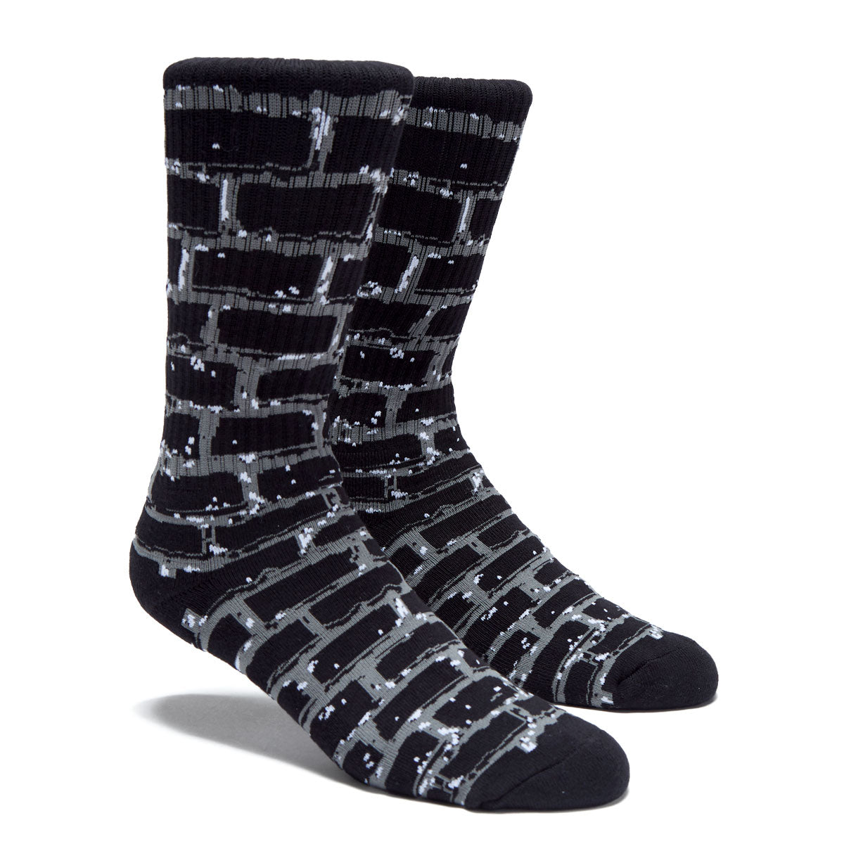 WKND Brick Socks - Black/Charcoal/Light Grey image 2