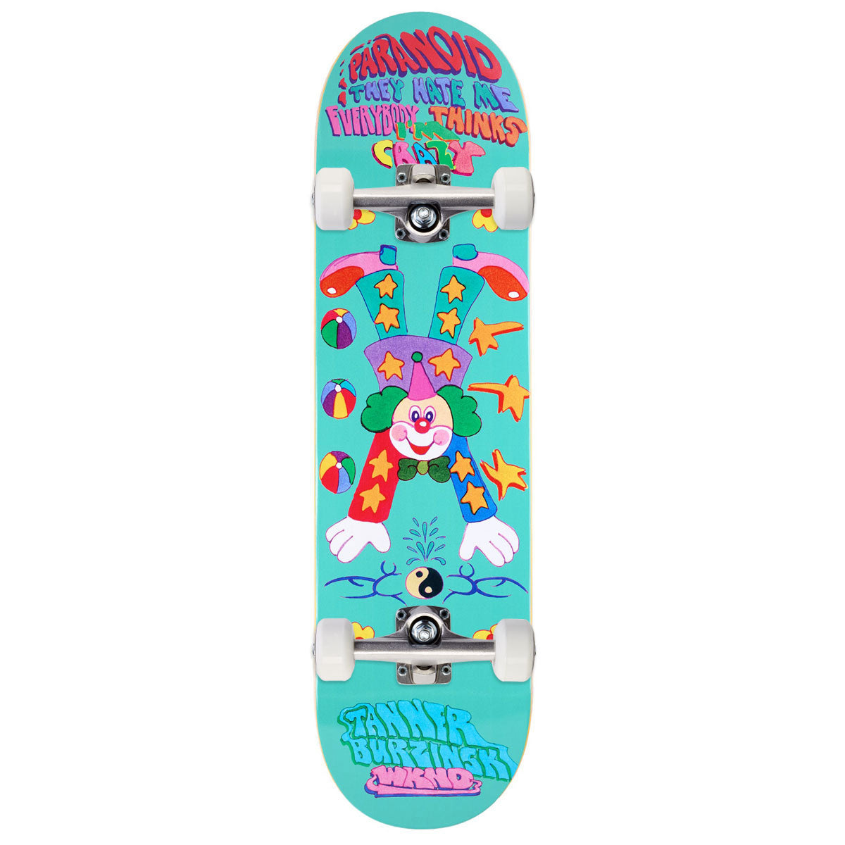 WKND Paranoid Tanner Burzinski Skateboard Complete - 8.25