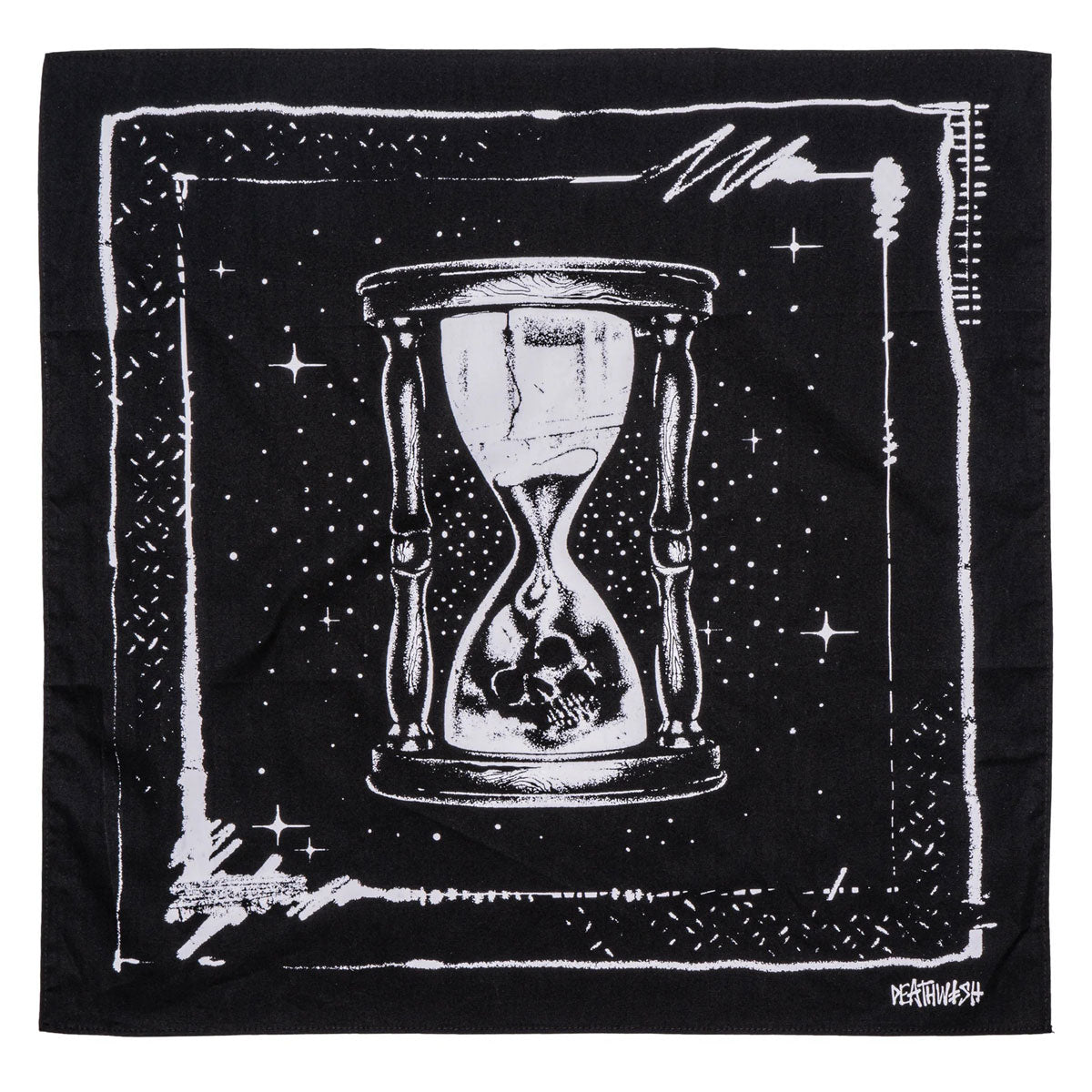 ◆ept◆ DECK CANVAS BLACK BANDANA 5001838912 Deathwish Time Waits Bandana - Black – CCS