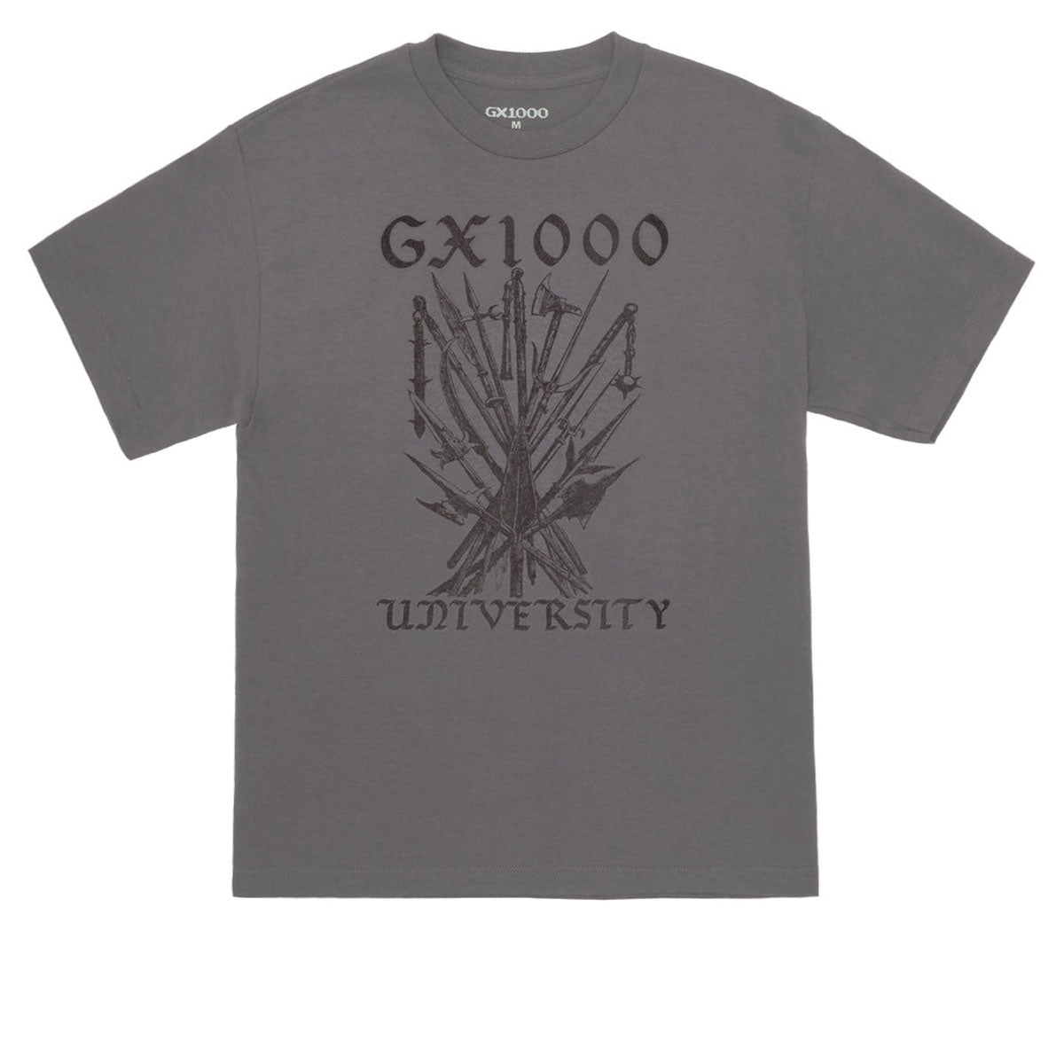 GX1000 University T-Shirt - Charcoal image 1