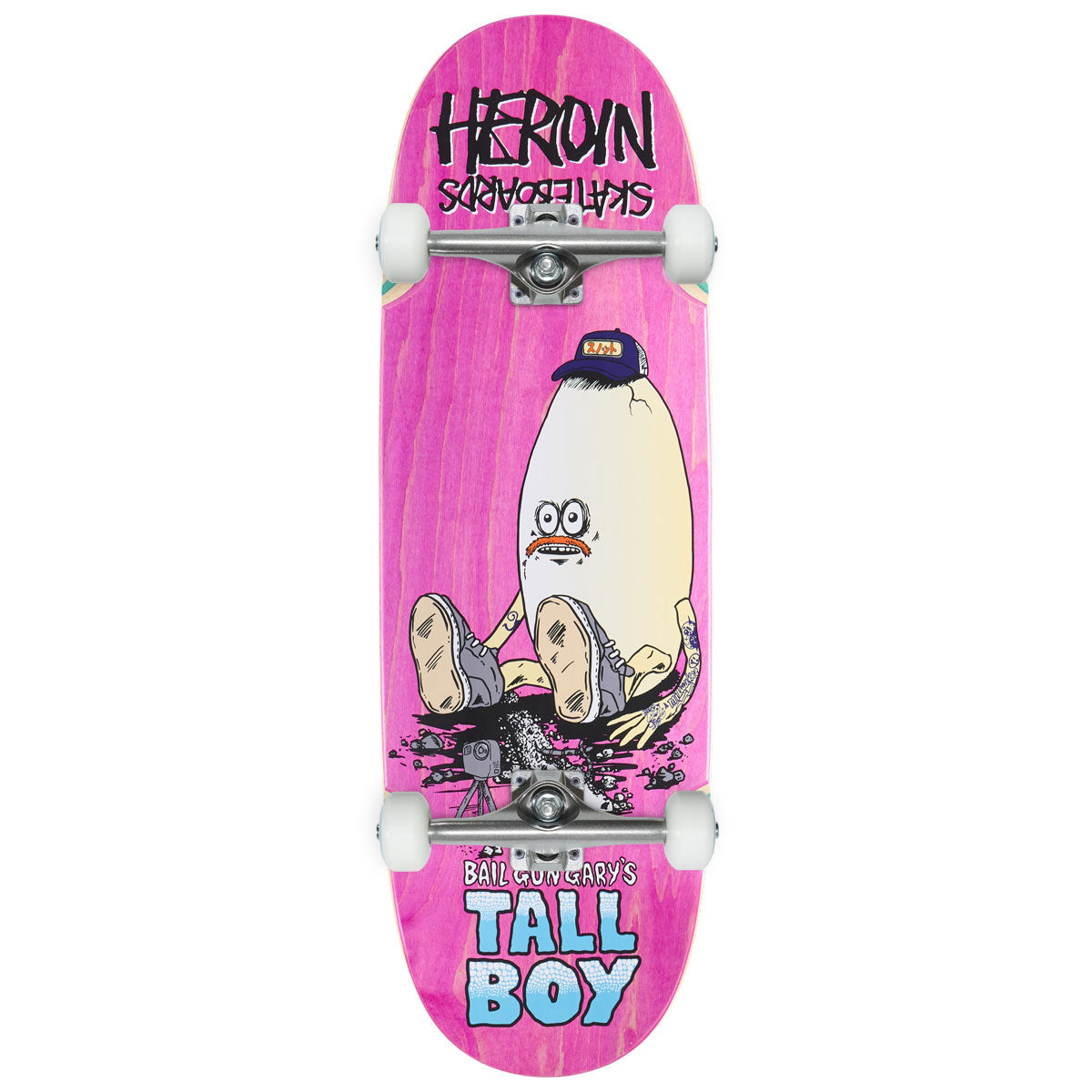 Heroin Bail Gun Gary's Tall Boy Skateboard Complete - 10.25