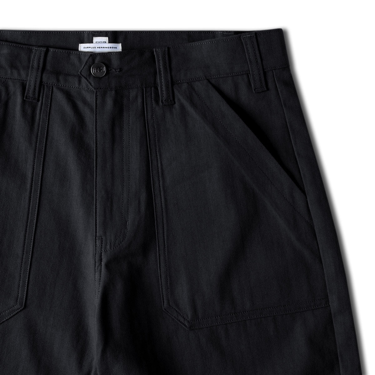 CCS Surplus Herringbone Shorts - Black image 7