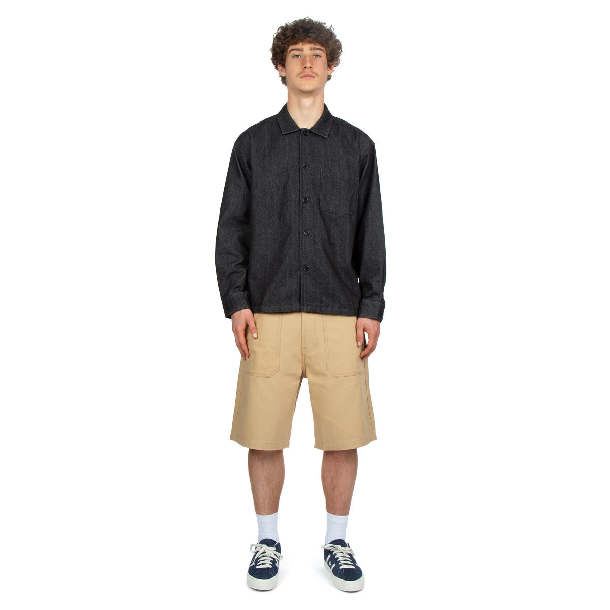 CCS Surplus Herringbone Shorts - Khaki image 4