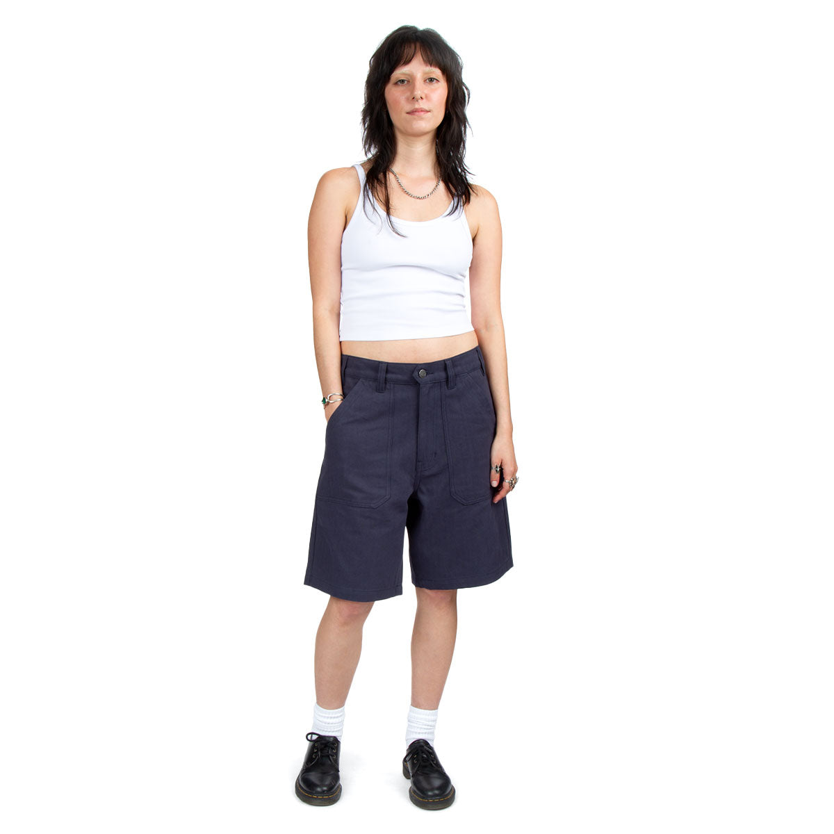 CCS Surplus Herringbone Shorts - Navy image 5