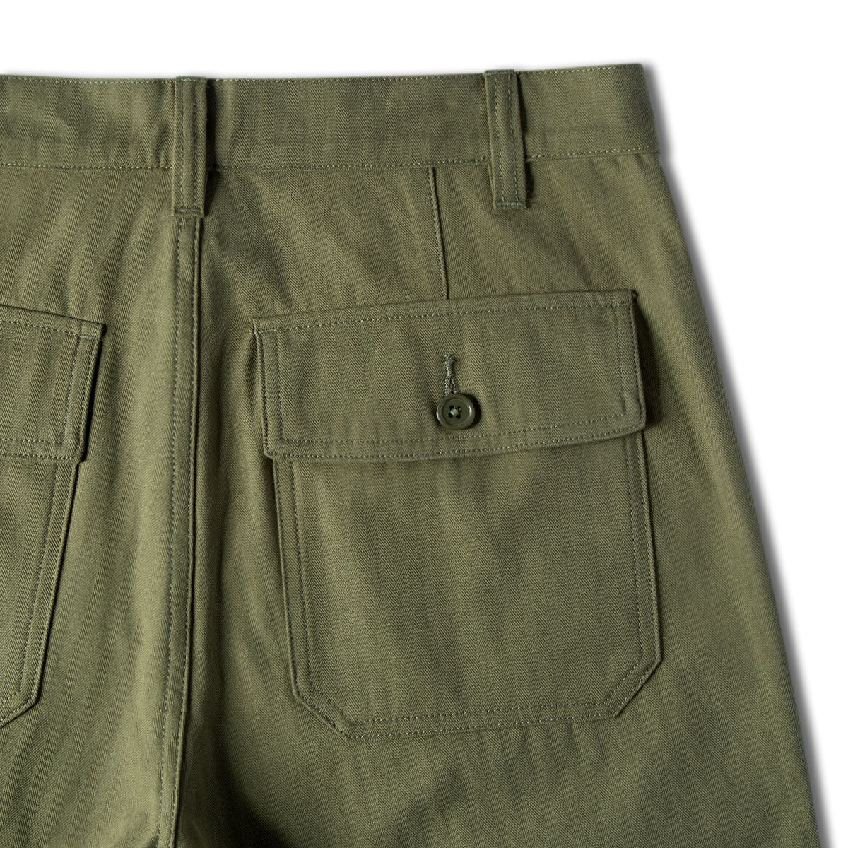 CCS Surplus Herringbone Shorts - Olive image 9