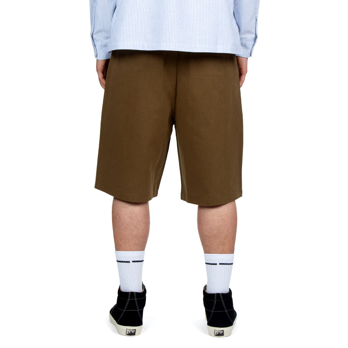 CCS Pleated Chino Shorts - Brown image 7